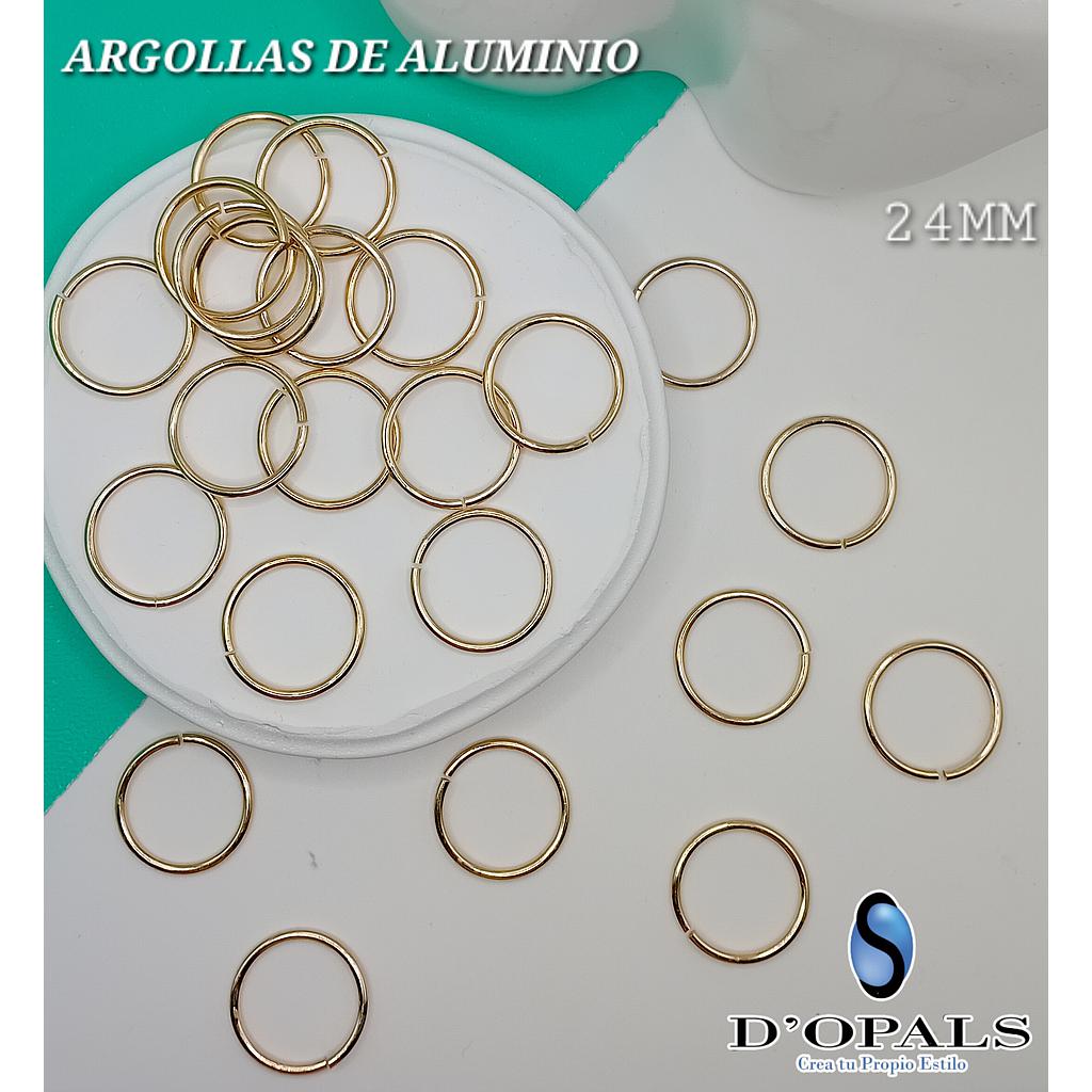 ARGOLLAS ALUMINIO 24MM 100PCS