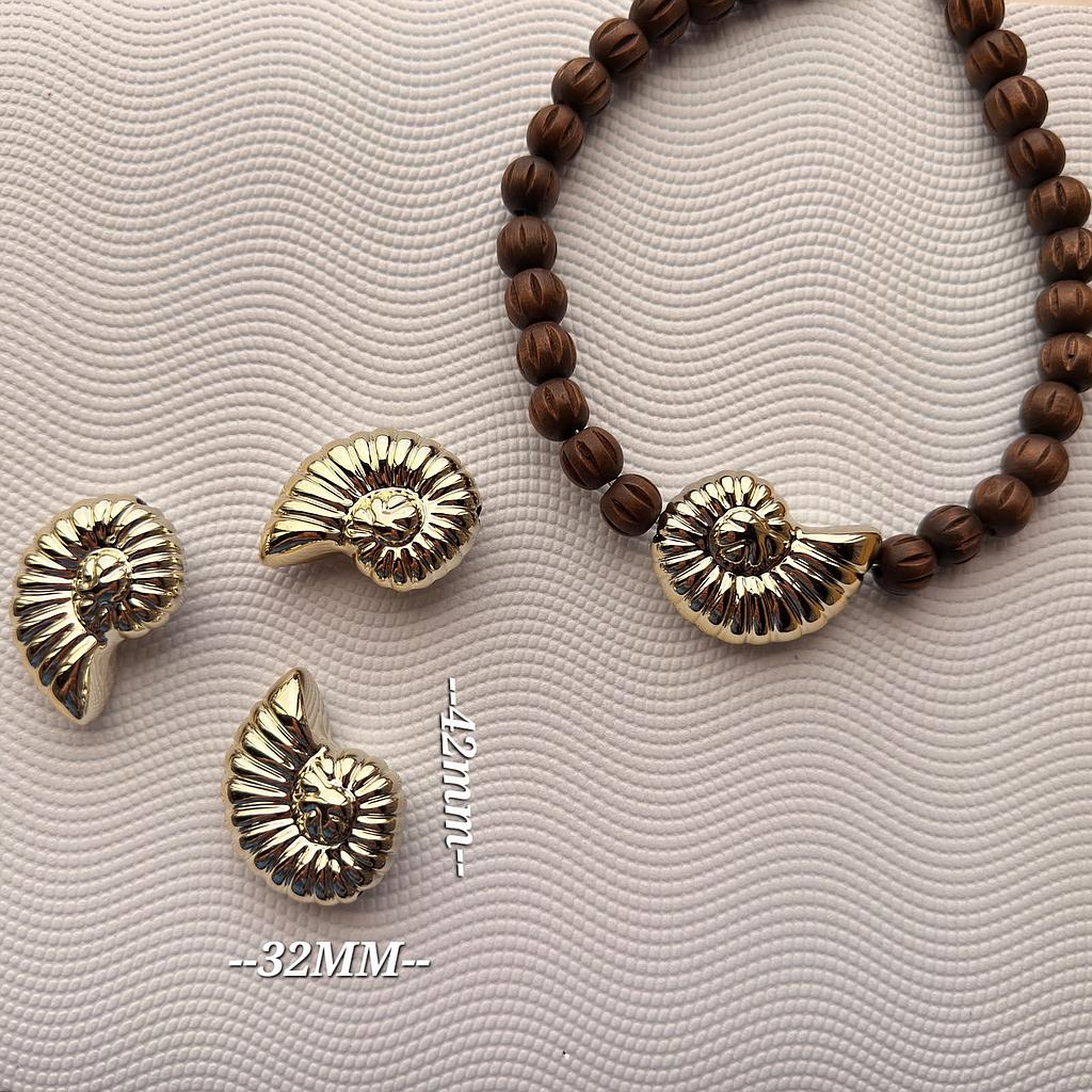 DIJE CARACOL ACRILICO