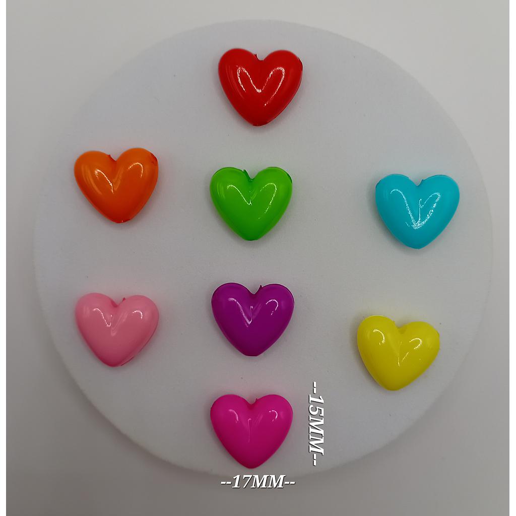 SEPARADOR ACRILICO CORAZON 4PCS