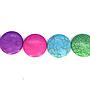 MAGNESITE MONEDA MULTICOLOR 25MM