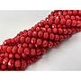 CRISTAL RONDEL MATE ROJO CEREZA 8MM